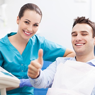 patient knowing the investment in cosmetic dentistry in Denver is worthwhile
