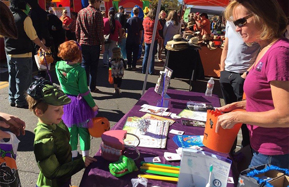 Pearl Dentistry at halloween festival