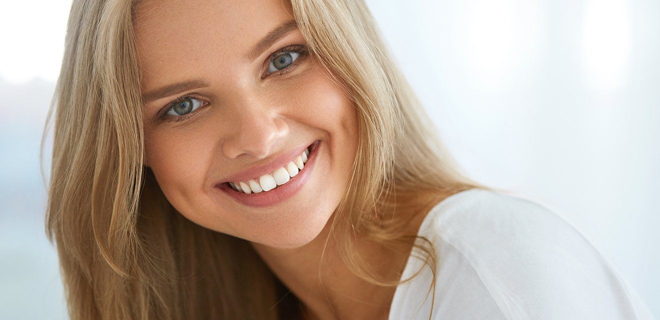 beautiful woman smiling