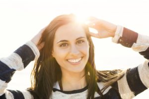 smiling young woman